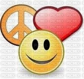 peace love smile - PNG gratuit