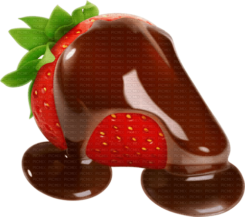 chocolate covered strawberry Bb2 - besplatni png