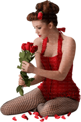 Kaz_Creations Woman Femme Red - gratis png