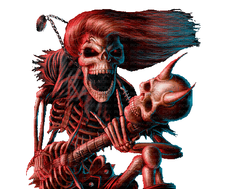 skeleton by nataliplus - Gratis geanimeerde GIF