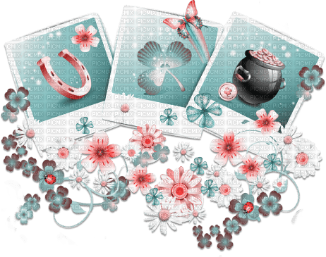soave background transparent patrick flowers - безплатен png