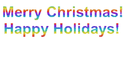 Merry Cristmas - GIF animé gratuit