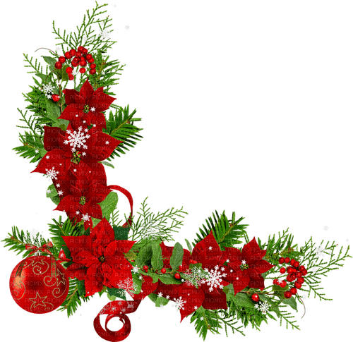 Christmas.Cluster.White.Green.Red - 無料png