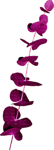 Branch.Leaves.Purple - Free PNG