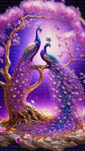 fantasy peacock by papuzzetto - png ฟรี