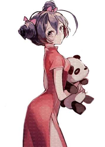 Anime and panda ❤️ elizamio - ücretsiz png