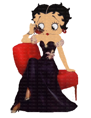 Betty Boop ** - Darmowy animowany GIF