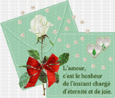citation d'amour - Zdarma animovaný GIF