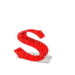 Kaz_Creations Alphabets Jumping Red Letter S - Gratis animeret GIF