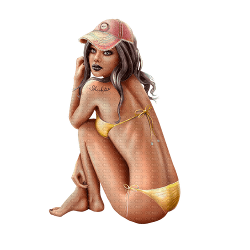 Woman, Summer, bikini. Leila - Free PNG