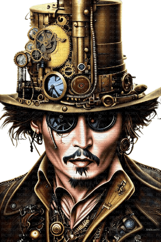 loly33 homme steampunk - ilmainen png