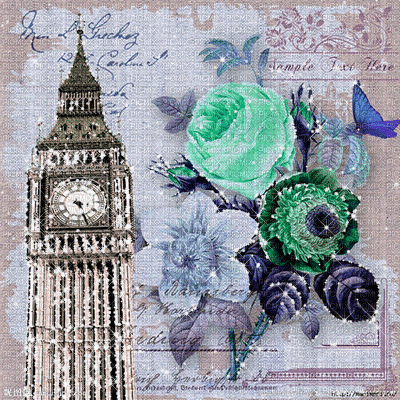 dolceluna vintage fond gif london scrap - 無料のアニメーション GIF