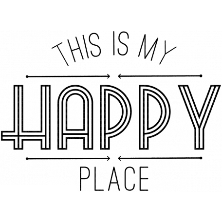 This Is My Happy Place - Text - Bogusia - png ฟรี