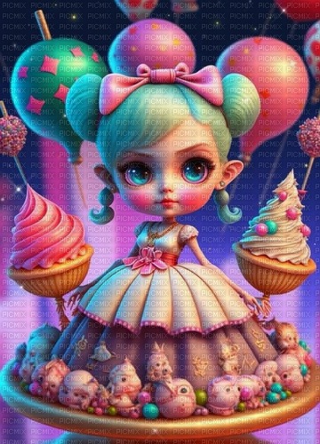 doll fantasy birthday laurachan - zadarmo png