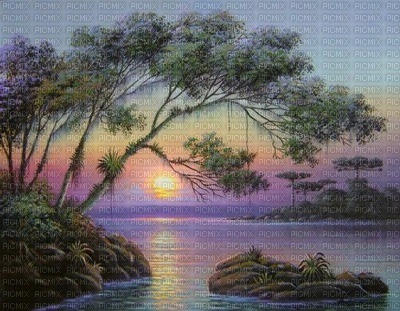 WILLOW TREE OVER LAKE - kostenlos png