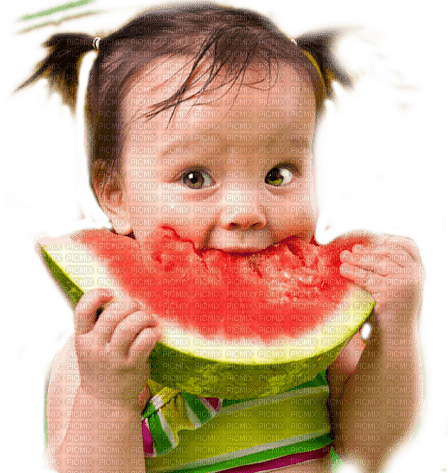 watermelon baby bebe pastèque - Free PNG
