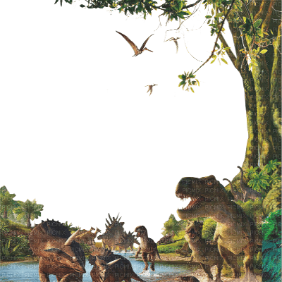 dinosaur overlay - nemokama png