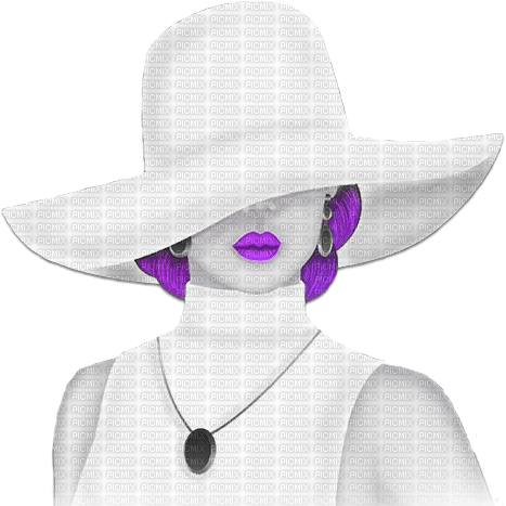 soave woman fashion vintage art deco hat summer - Free PNG