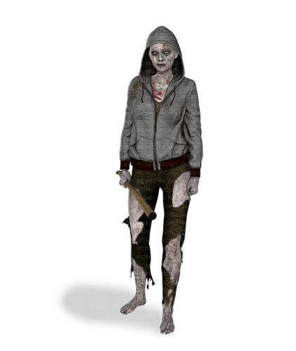 Zombie femme - zdarma png