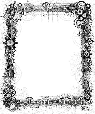 MMarcia cadre frame Steampunk vintage - ücretsiz png