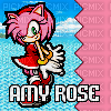 amy rose sticker - Free PNG