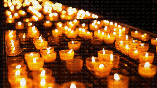 Kerzen in der Kirche - Free animated GIF