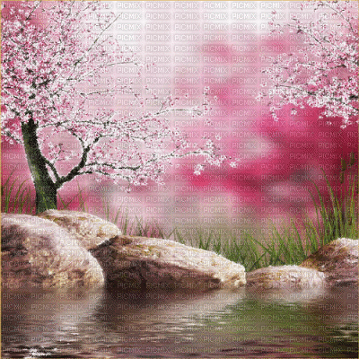 Japanese Inspired Background©ESME4EVA2021 - Бесплатни анимирани ГИФ