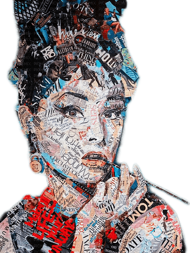 Collage Art milla1959 - png ฟรี