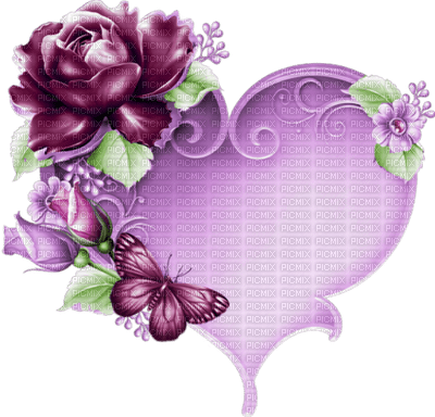 cœur violet.Cheyenne63 - gratis png