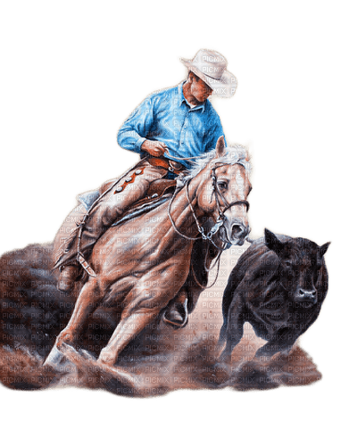 western cowboy milla1959 - PNG gratuit
