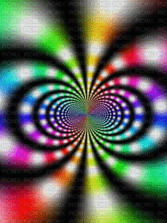 multicolore image encre animé gif ivk ink effet edited by me - GIF animé gratuit