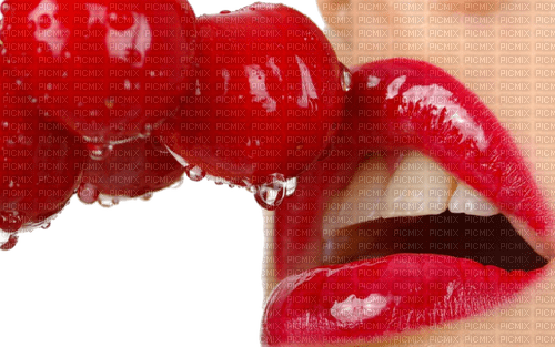 lips lippen levres mouth  red face - PNG gratuit