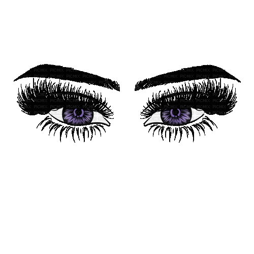 Eyes Yeux - Darmowy animowany GIF