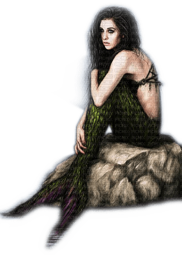 Rena Gothic Meerjungfrau Mermaid - png ฟรี