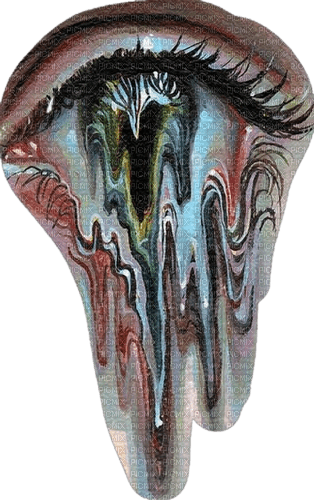 dripping eye - PNG gratuit