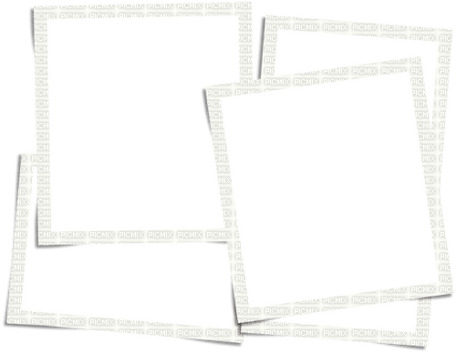 White frames collage frame deco [Basilslament] - 無料png