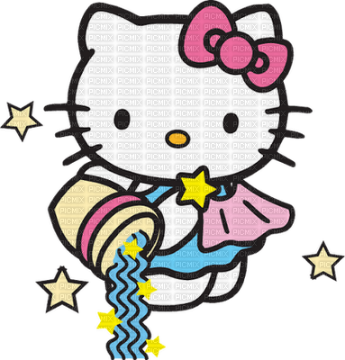 Hello kitty étoile plage Eau seau Debutante - PNG gratuit