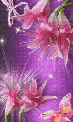 papel de flores - Безплатен анимиран GIF