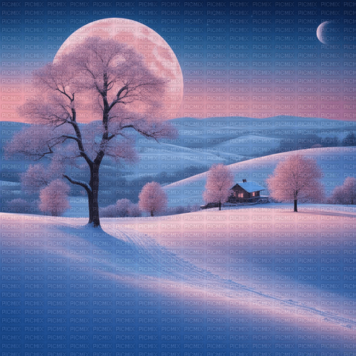 Winter Landscape - Free PNG