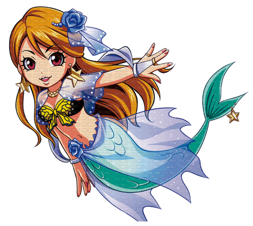 manga mermaid by nataliplus - 無料png