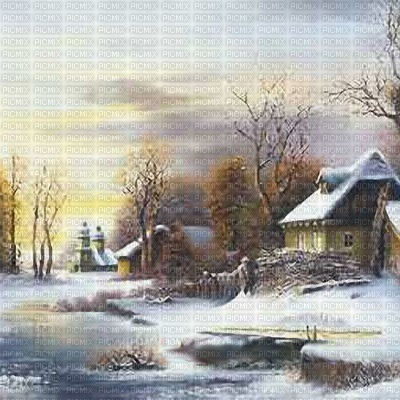 fondo invierno paisaje dubravka4 - бесплатно png