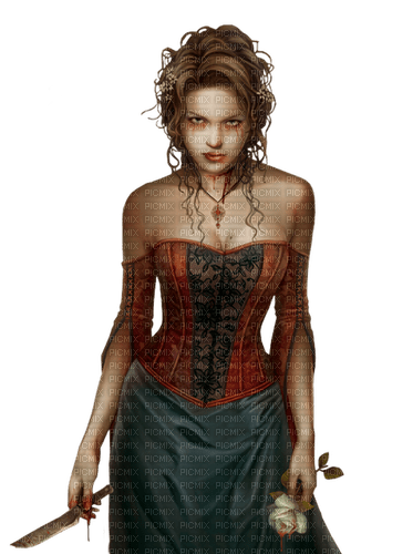 GOTHIC WOMAN - darmowe png