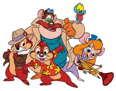 Y.A.M._Cartoons Chip and Dale - zdarma png
