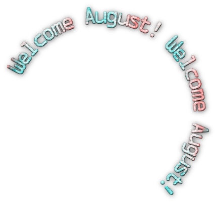 soave text welcome august pink teal - png gratis