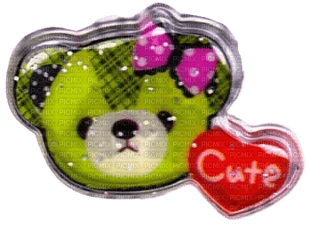 cute bear sticker - gratis png