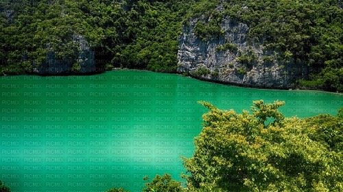 landskap--green lake - ücretsiz png