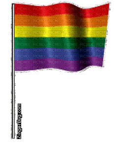 pride flag - GIF animado grátis