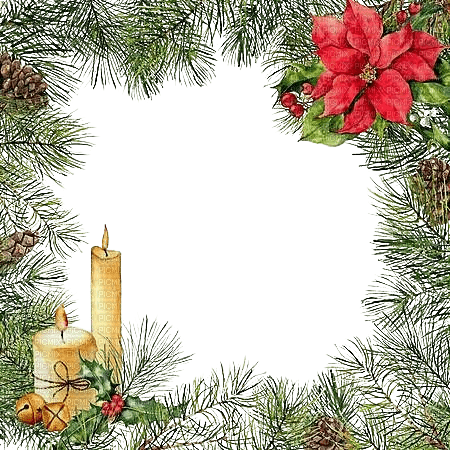 Christmas Frame.Cadre.Noël.Victoriabea - Free PNG