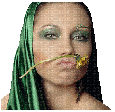 Kaz_Creations Woman Femme Flowers - Bezmaksas animēts GIF