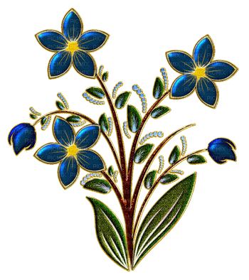dekor virág - png grátis